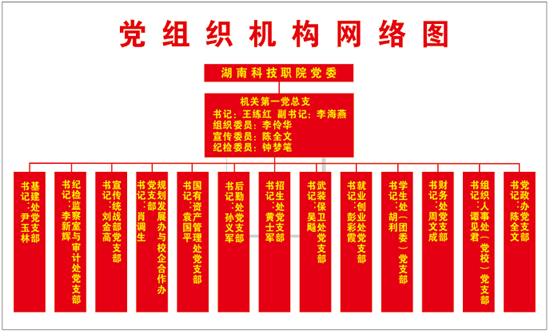 党组织机构网络图